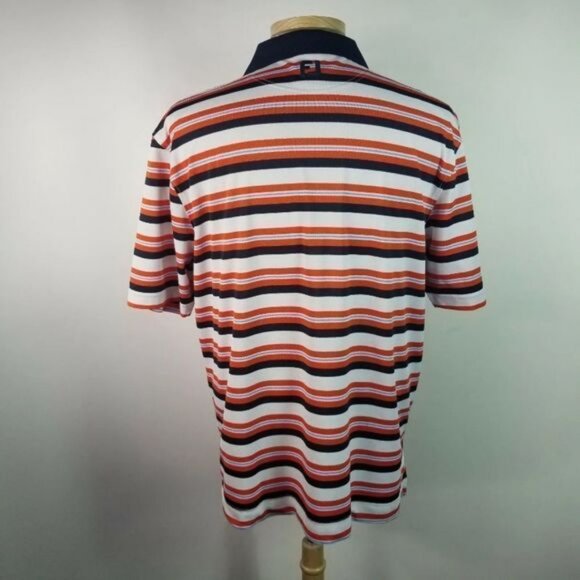 Footjoy Large Multi Color Striped Golf Shirt Polo - Picture 5 of 6